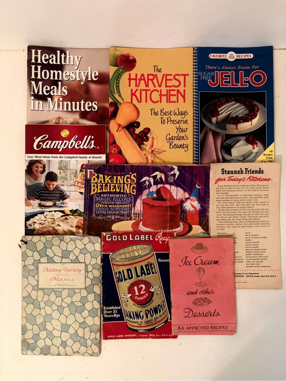 Vintage 30+ Miscellaneous Cookbooks & Booklets Large Lot Recipe Cook Book